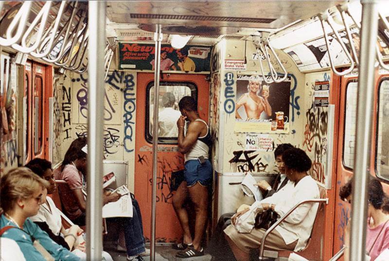 криминальное нью-йоркское метро 80-х отвратительные мужики disgusting men